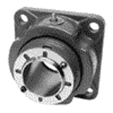 Steel IMPERIAL-HD Flange - 4 Bolt 1-1/8 thru 2-1/4 Inch Bore - Imperial 4 Bolt Square Flange Bearing -Inch-102-204